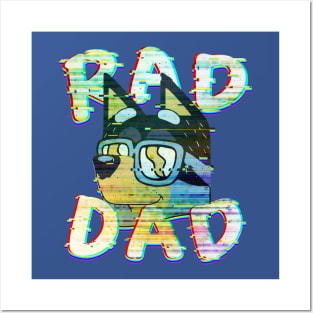 Rad DAD Glitch Posters and Art